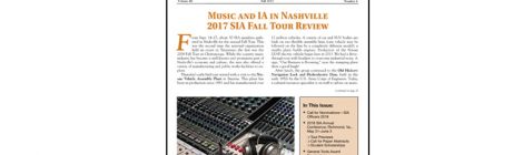 SIA NEWSLETTER V. 46 N. 4 FALL 2017 PUBLISHED