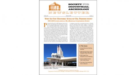 SIA Newsletter Volume 49 Number 3 - Summer 2020 Published