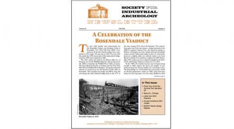 SIA Newsletter Volume 49 Number 4 - Fall 2020 Published