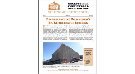SIA Newsletter Volume 51 Number 2 - Spring 2022 Published