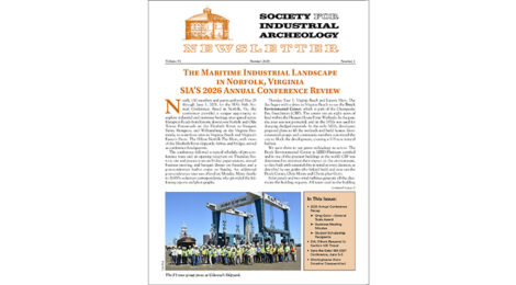 SIA Newsletter Vol. 55 No. 3 Summer 2026 Published
