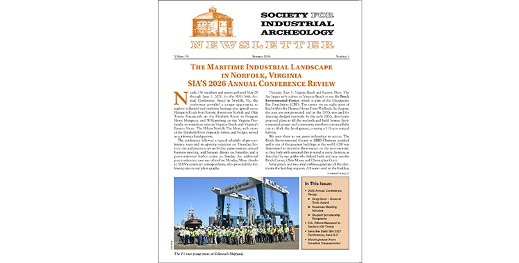 SIA Newsletter Vol. 55 No. 3 Summer 2026 Published